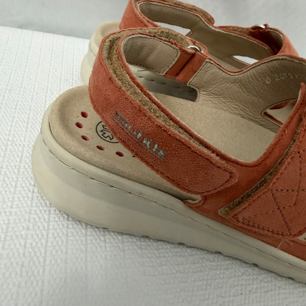 Mobils Mephisto Sandals Womens Size 9 Britany Terracotta Wedge Comfort 39 - Picture 2 of 10